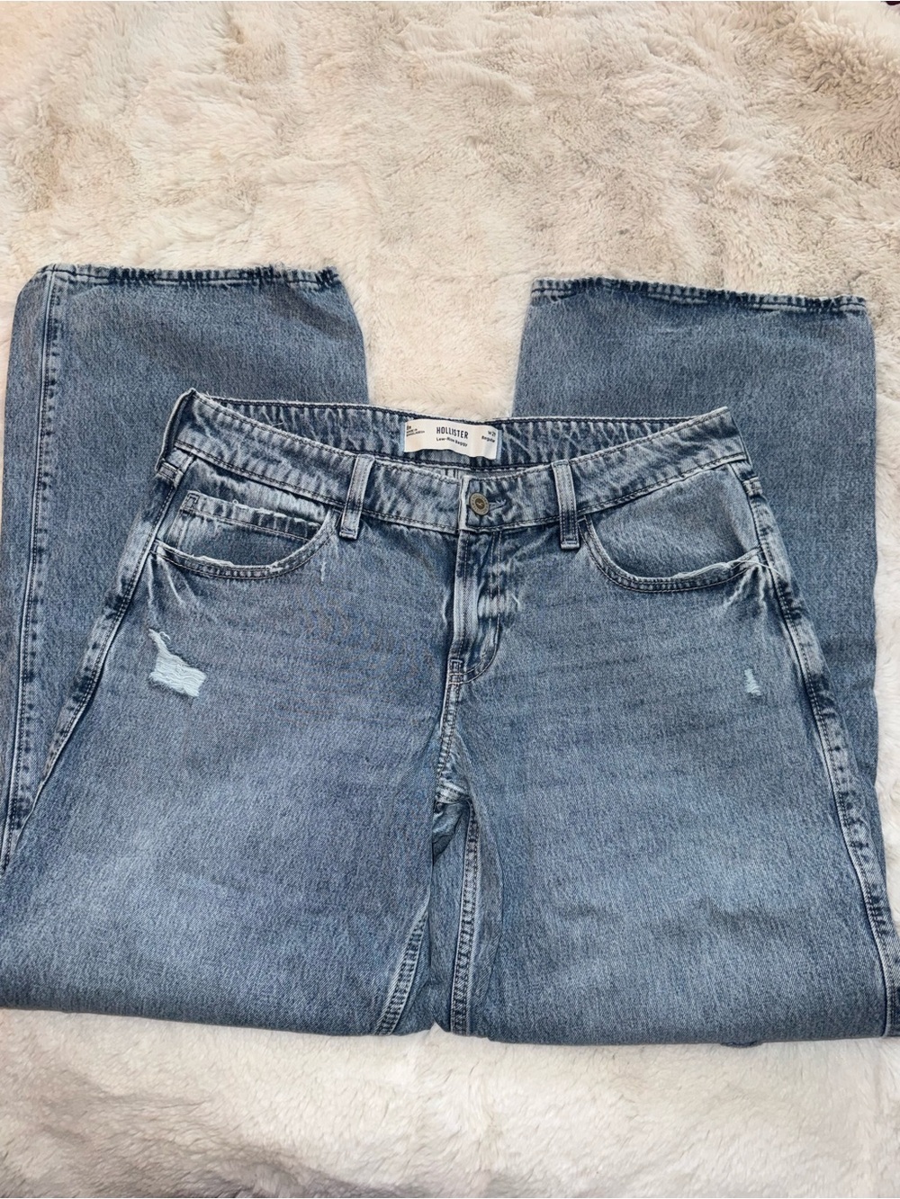 Hollister Light Blue Boyfriend Jeans